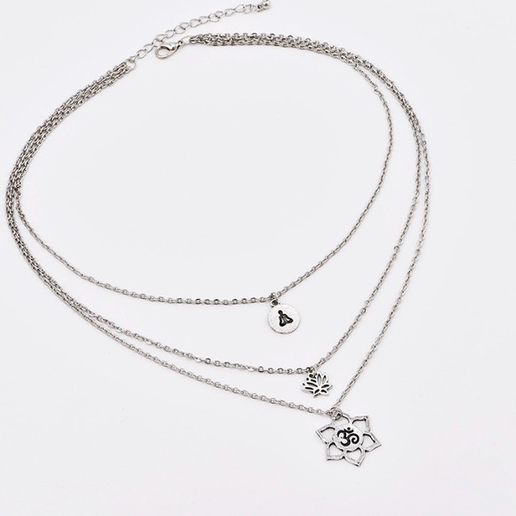 Karma Layered Necklace - Picture 2 of 5